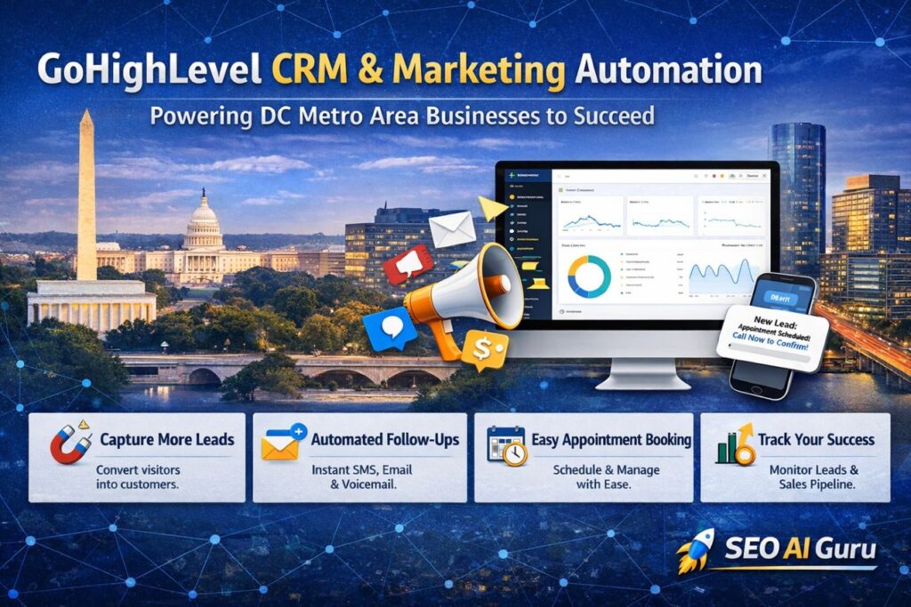seo ai guru go high level dc metro